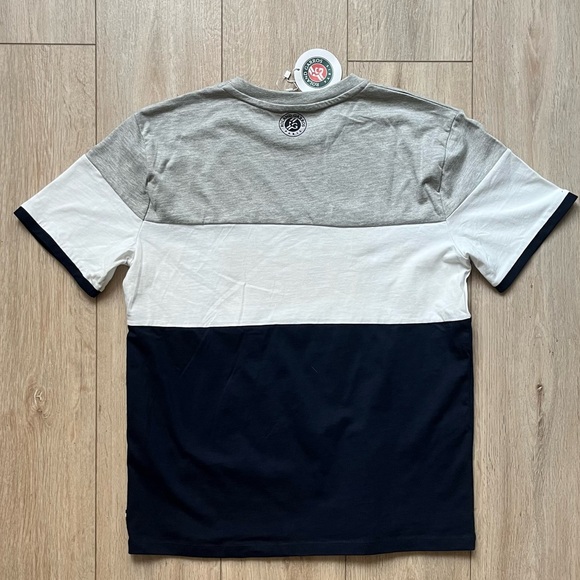 Roland Garros Paris Color Block T-Shirt - Picture 3 of 8